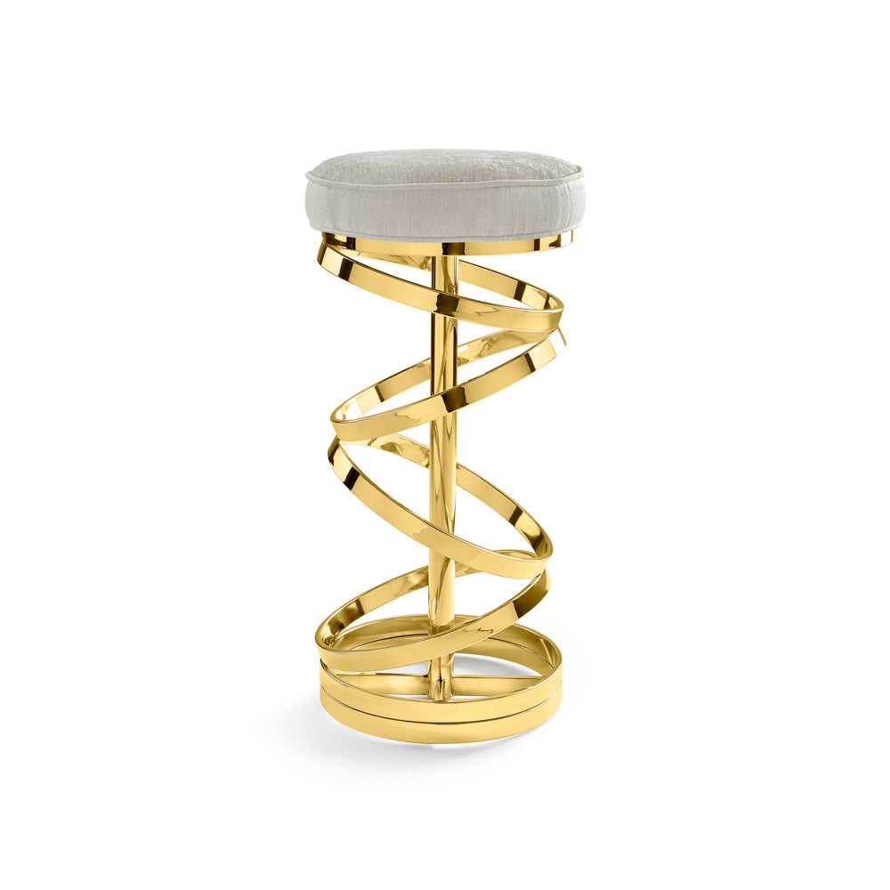 Sterling Gold Counter Stool - Ella and Ross Furniture