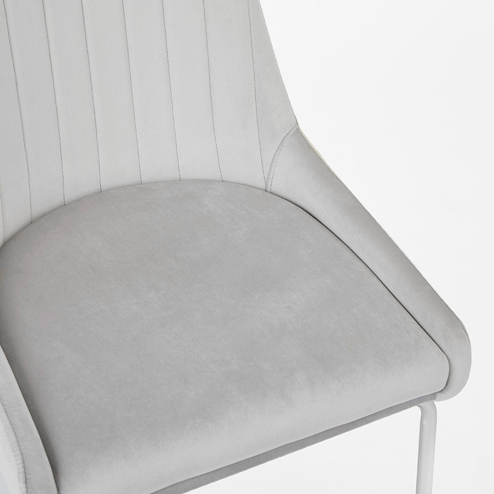 Avari Dining Chair - Silver