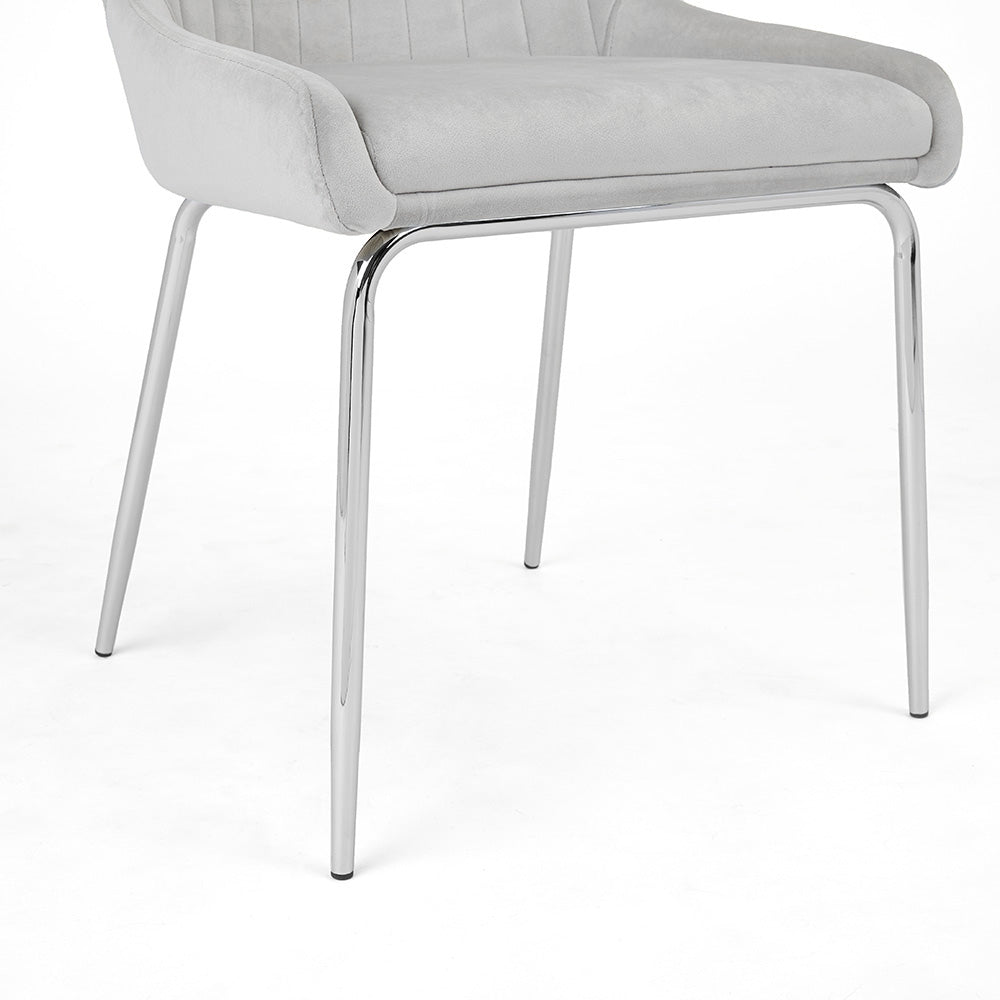 Avari Dining Chair - Silver