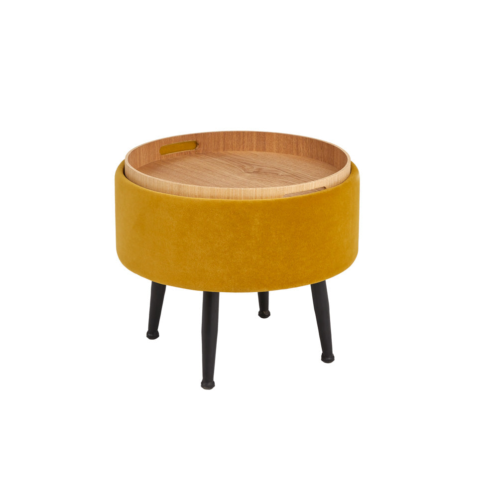 Herman Round Tray Ottoman - Ella and Ross Furniture