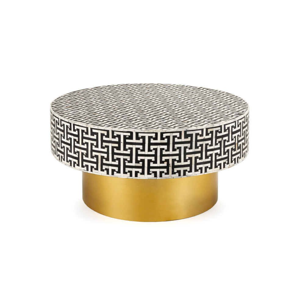 Minnow Bone Inlay Coffee Table - Ella and Ross Furniture