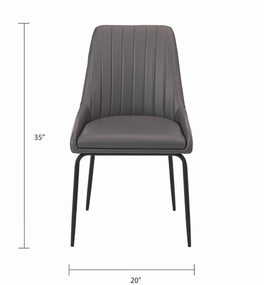 Avari Black Metal Dining Chair - Ella and Ross Furniture