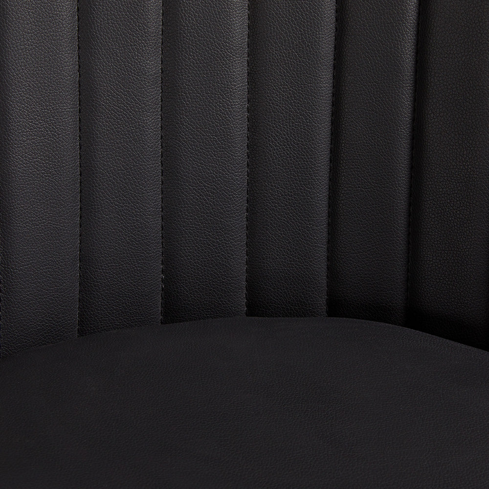 Avari Black Metal Dining Chair - Ella and Ross Furniture