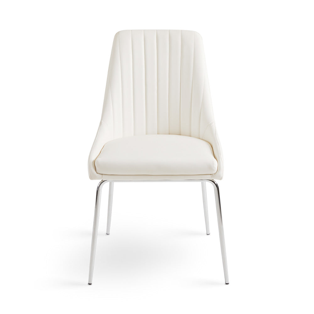 Avari Dining Chair - Silver - Ella and Ross Furniture