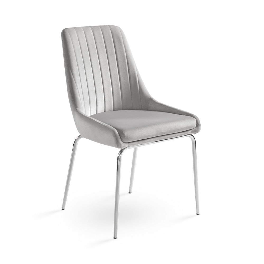 Avari Dining Chair - Silver - Ella and Ross Furniture