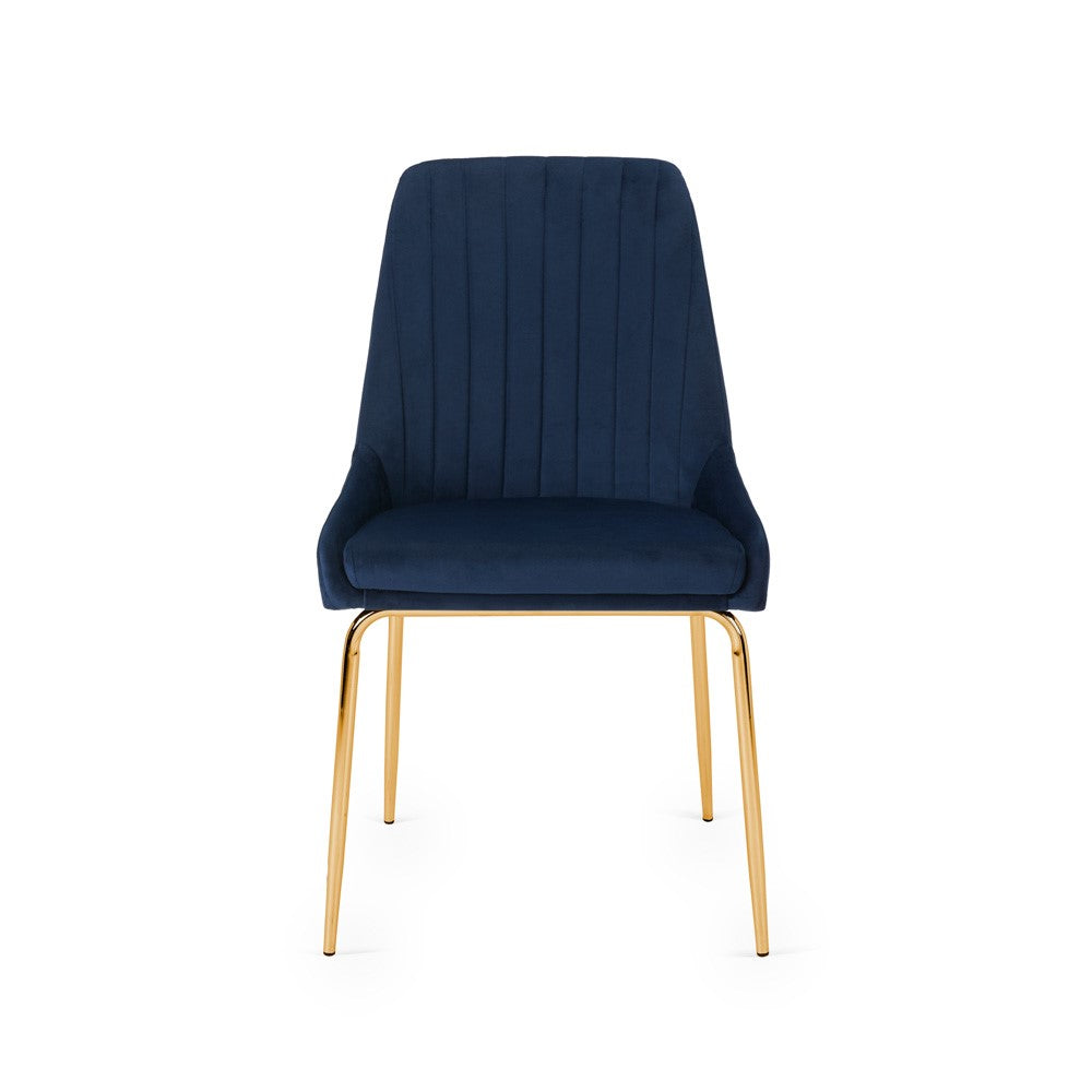 Avari Dining Chair - Gold - Ella and Ross Furniture