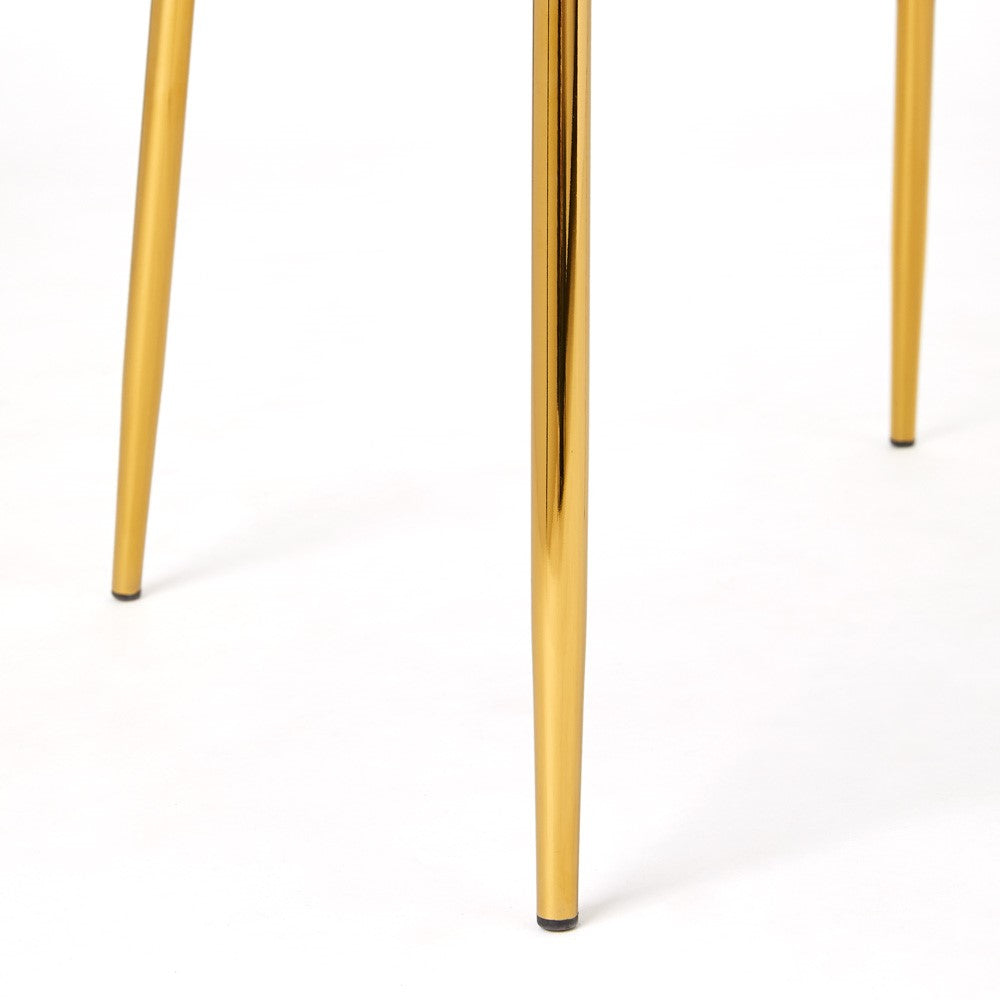 Avari Dining Chair - Gold - Ella and Ross Furniture