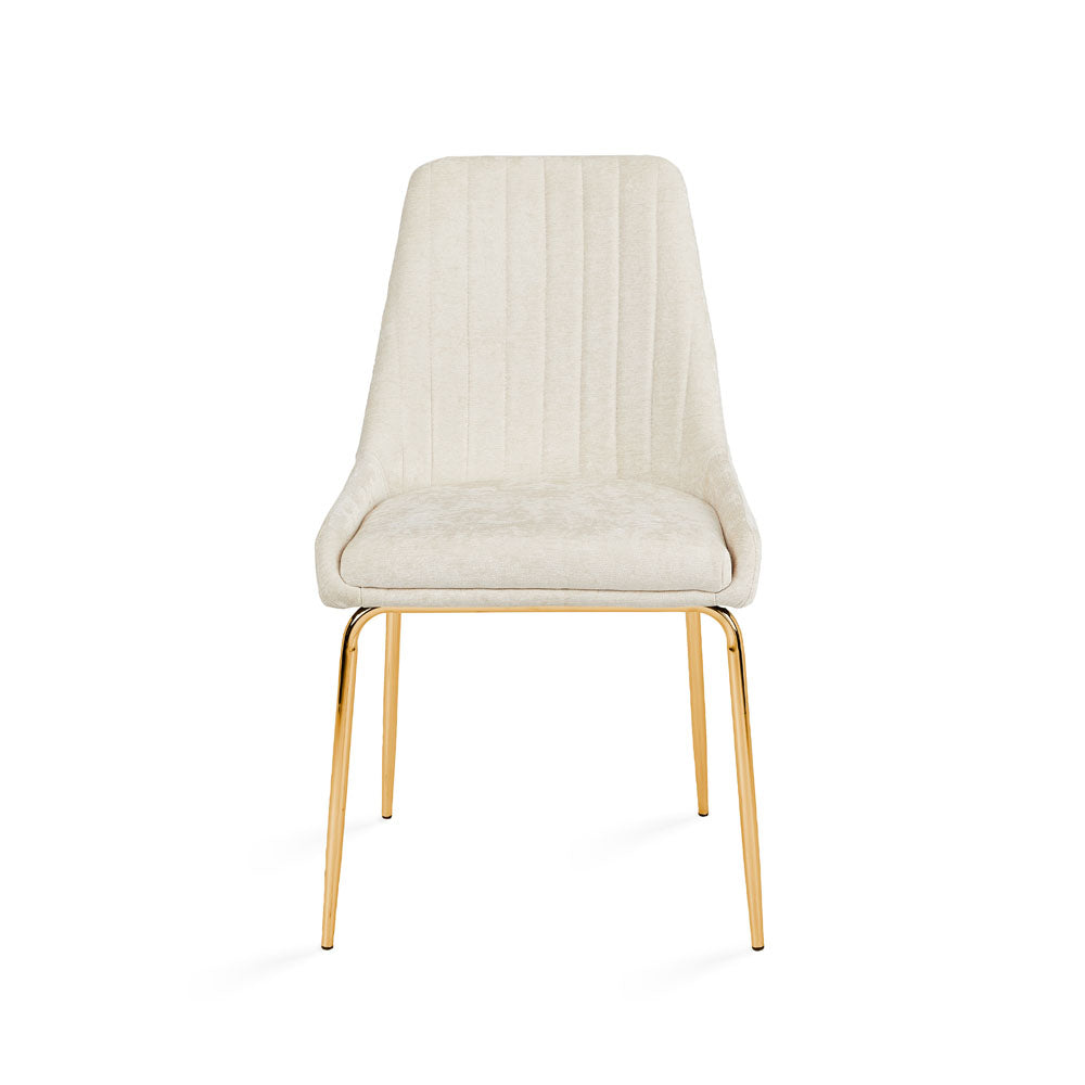 Avari Dining Chair - Gold - Ella and Ross Furniture