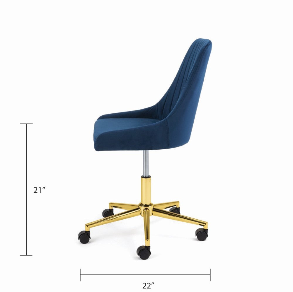 Avari Office Chair - Gold - Ella and Ross Furniture