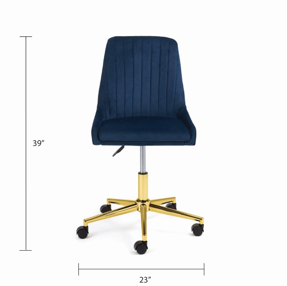 Avari Office Chair - Gold - Ella and Ross Furniture