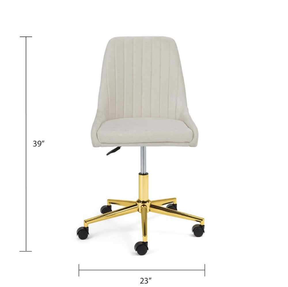 Avari Office Chair - Gold - Ella and Ross Furniture