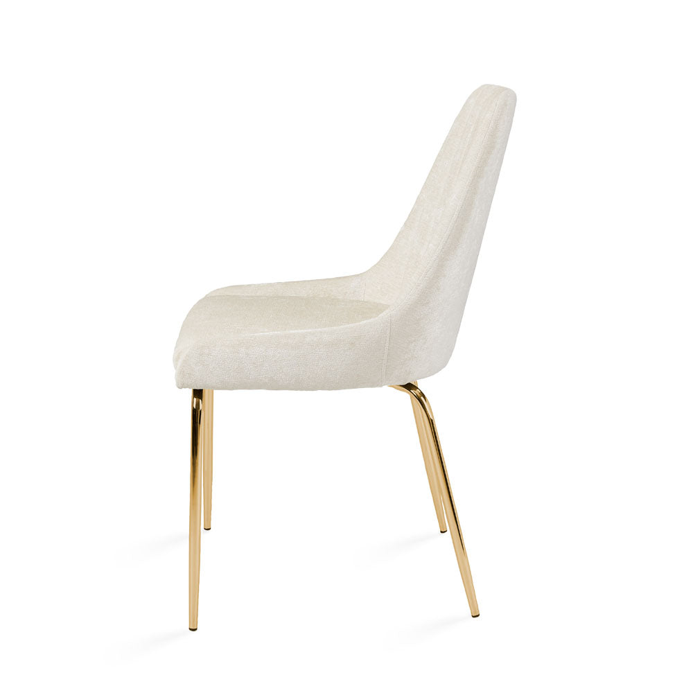 Avari Dining Chair - Gold - Ella and Ross Furniture