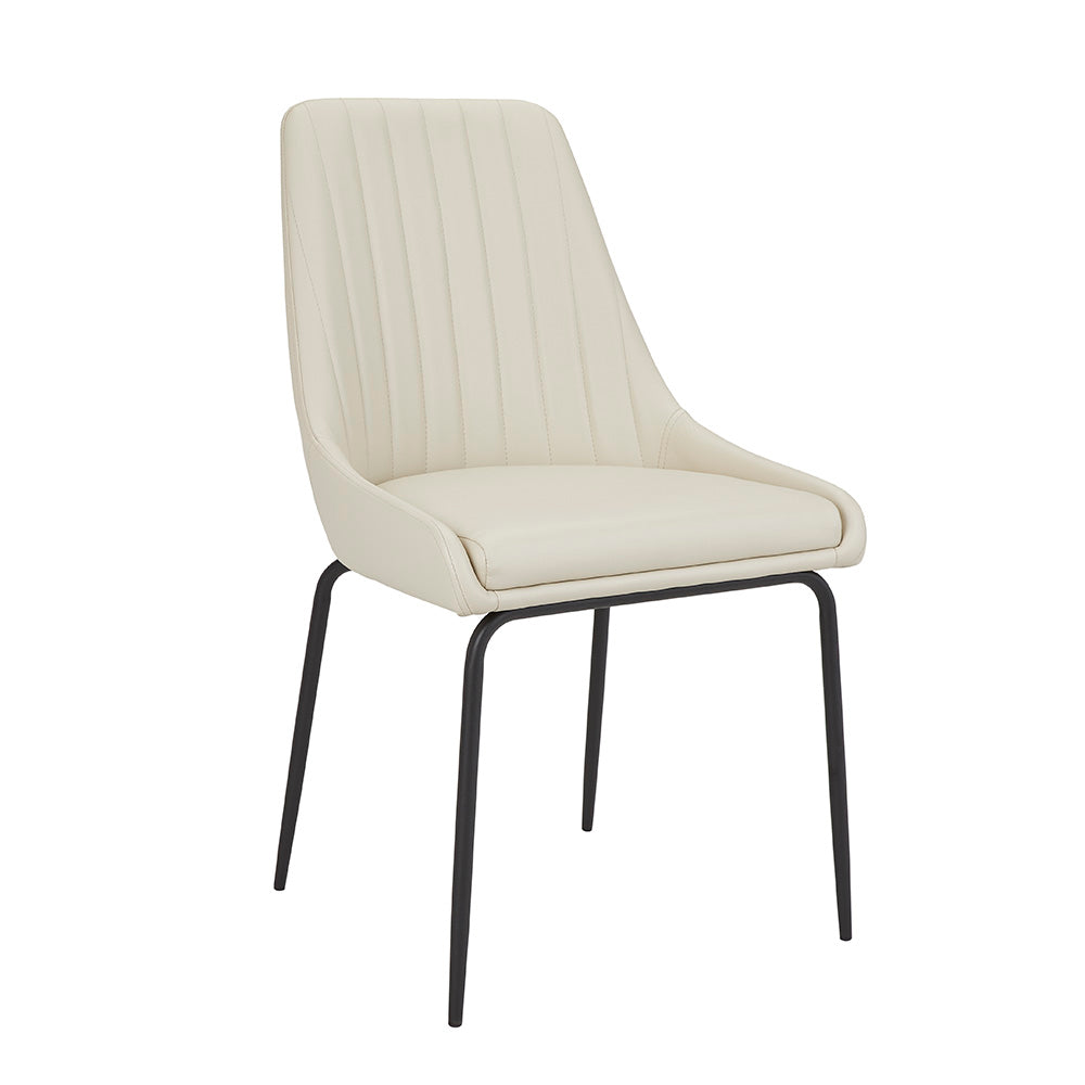 Avari Black Metal Dining Chair - Ella and Ross Furniture
