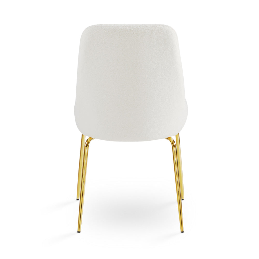 Avari Dining Chair - Gold - Ella and Ross Furniture