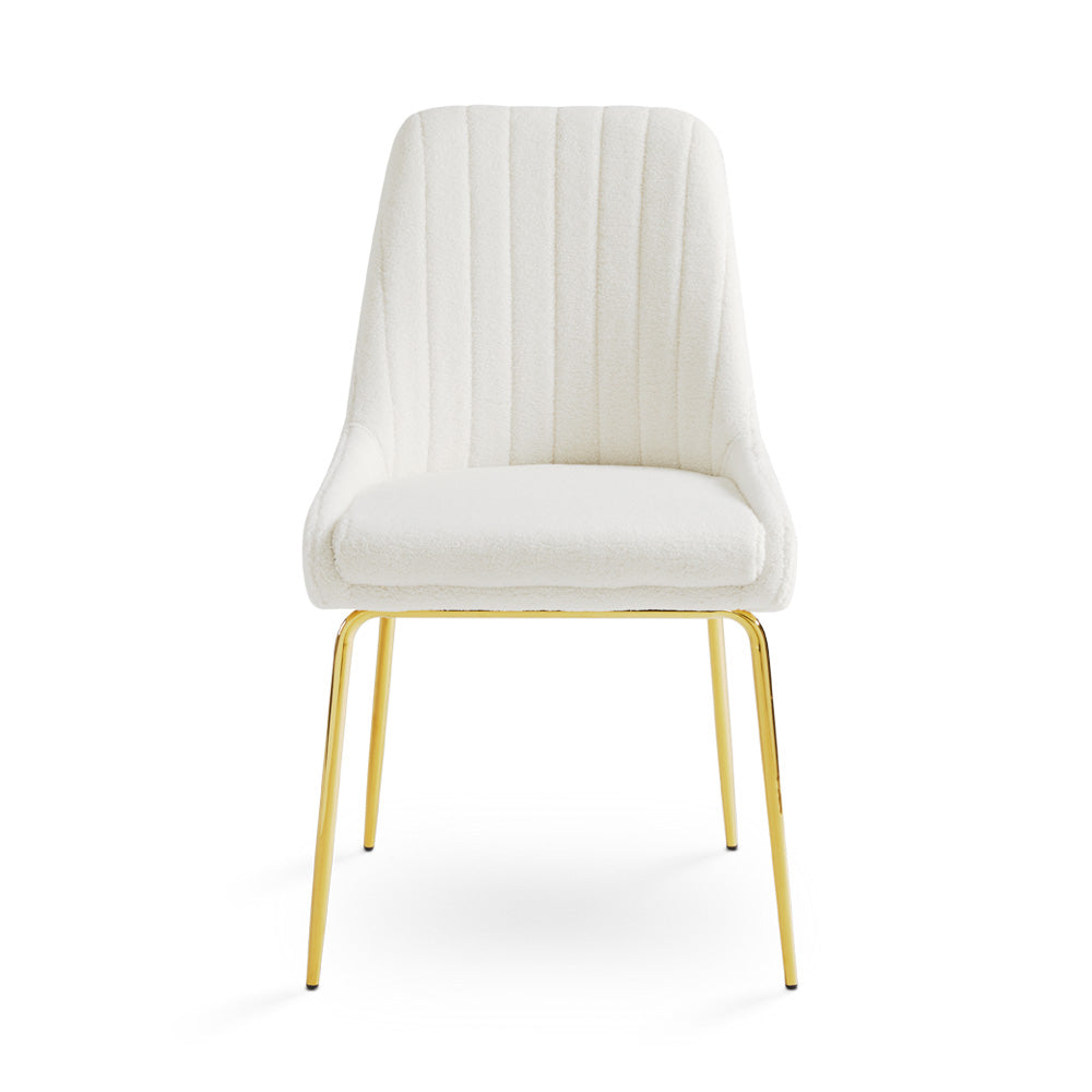 Avari Dining Chair - Gold - Ella and Ross Furniture
