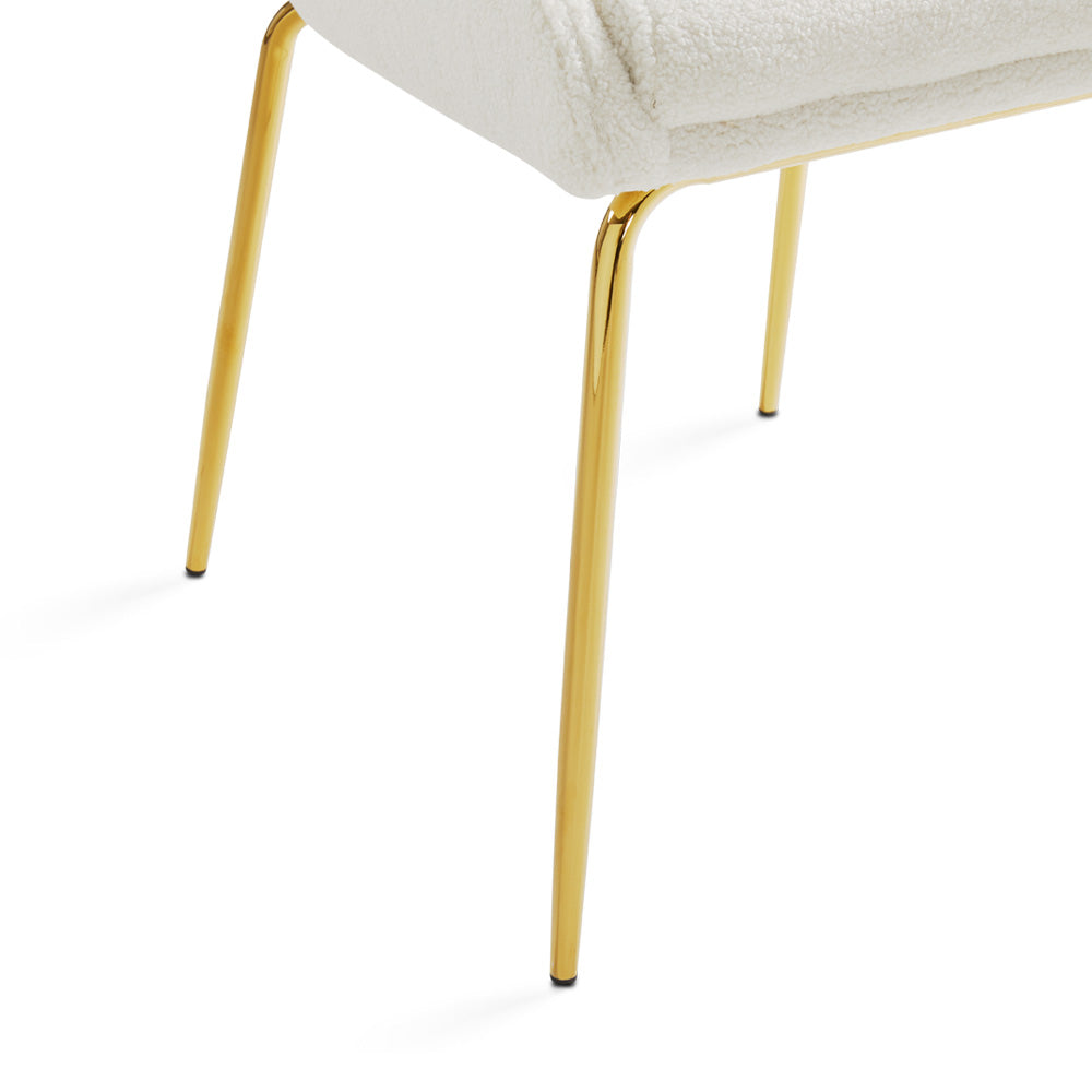 Avari Dining Chair - Gold - Ella and Ross Furniture