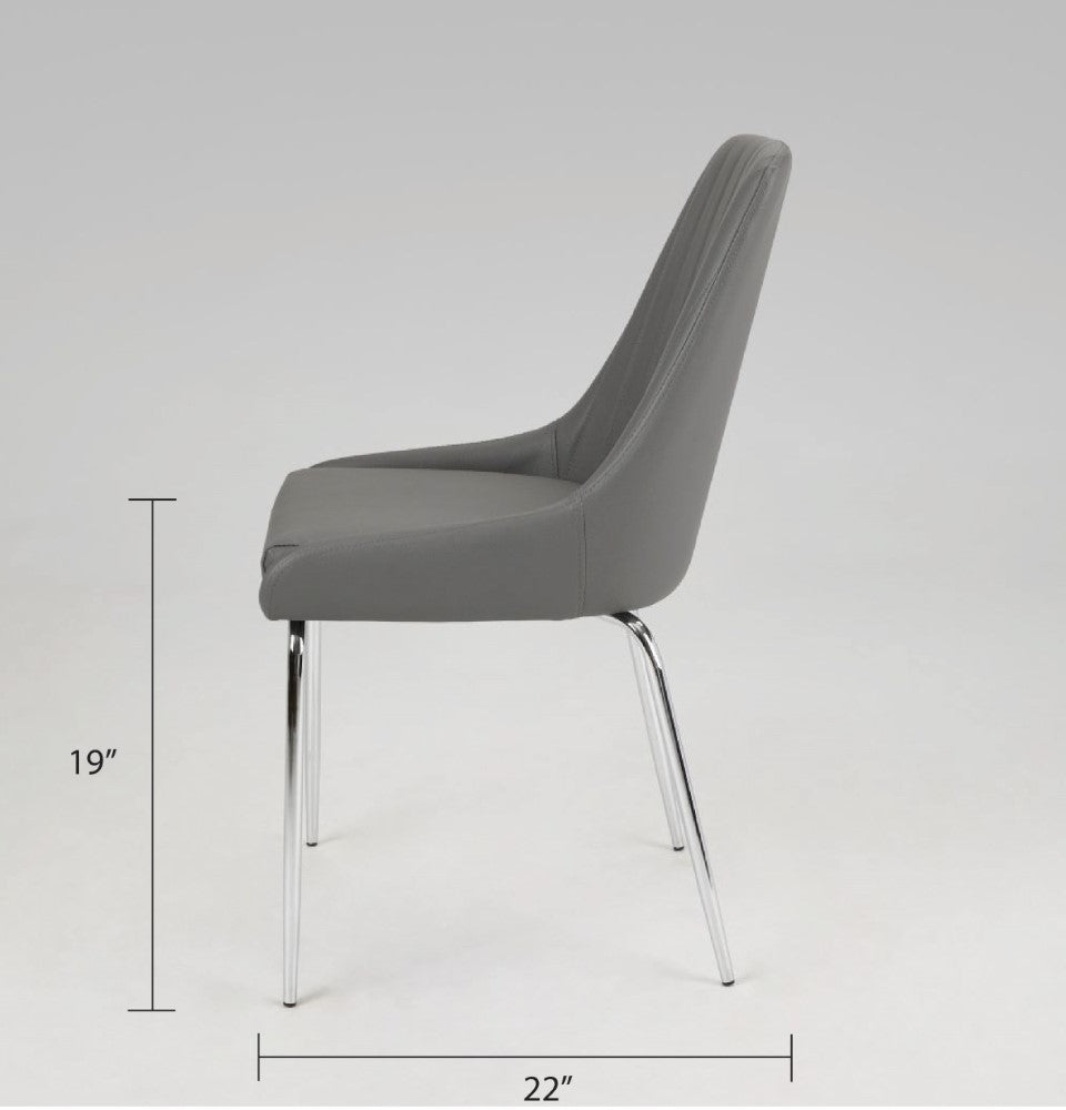 Avari Dining Chair - Silver