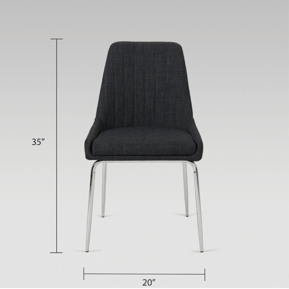 Avari Dining Chair - Silver - Ella and Ross Furniture