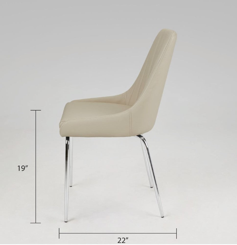 Avari Dining Chair - Silver