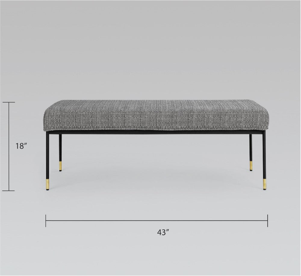 Barlow Bench - 43" - Ella and Ross Furniture