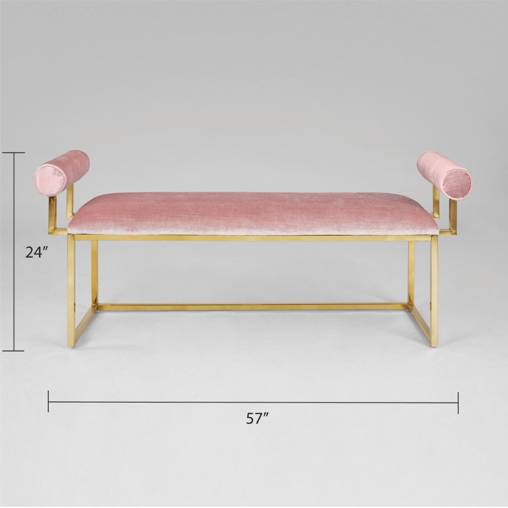 Belaya Gold Bench - Ella and Ross Furniture