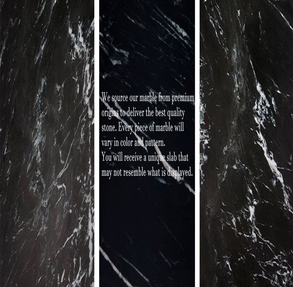 Paros Black Marble Dining Table - Ella and Ross Furniture