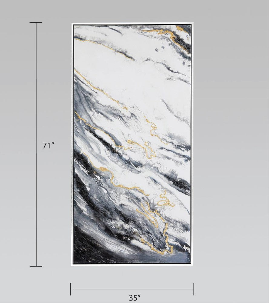 Black Marble Wall Art - Ella and Ross Furniture