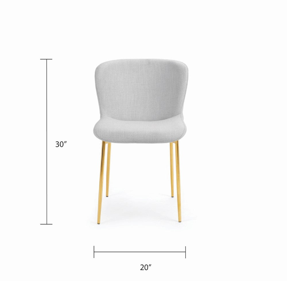 Bruno Dining Chair - Gold - Ella and Ross Furniture