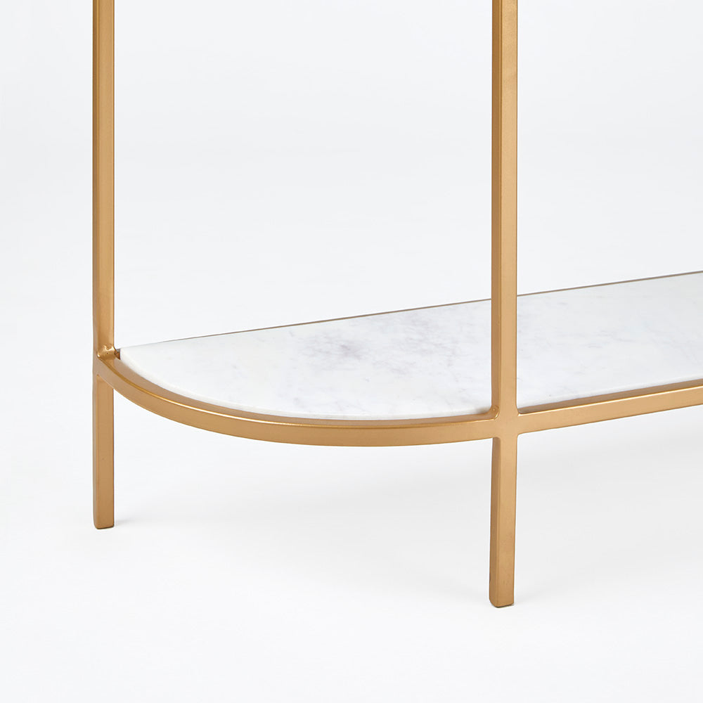 Cachet Marble Console - Gold - Ella and Ross Furniture