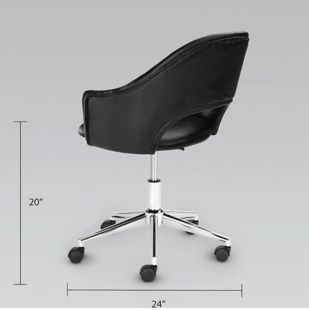 Charlie Office Chair - Silver