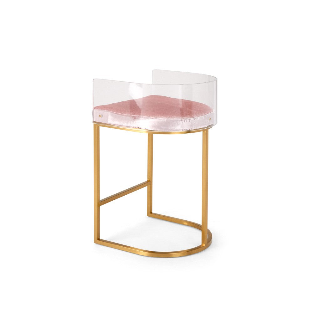 Delphine Counter Stool - Brushed Gold - Ella and Ross Furniture
