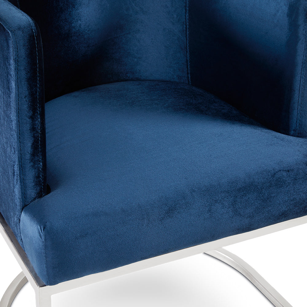 Elliot Accent Chair - Silver - Ella and Ross Furniture