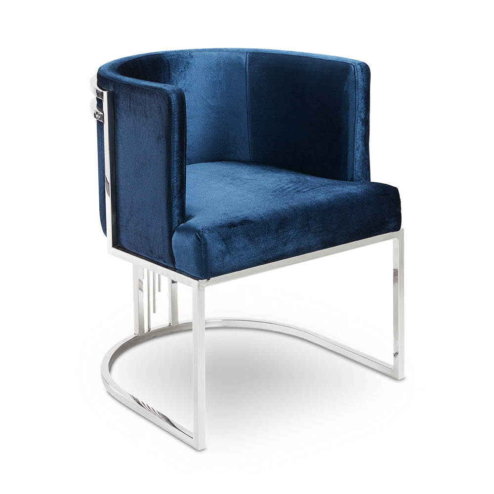 Elliot Accent Chair - Silver - Ella and Ross Furniture