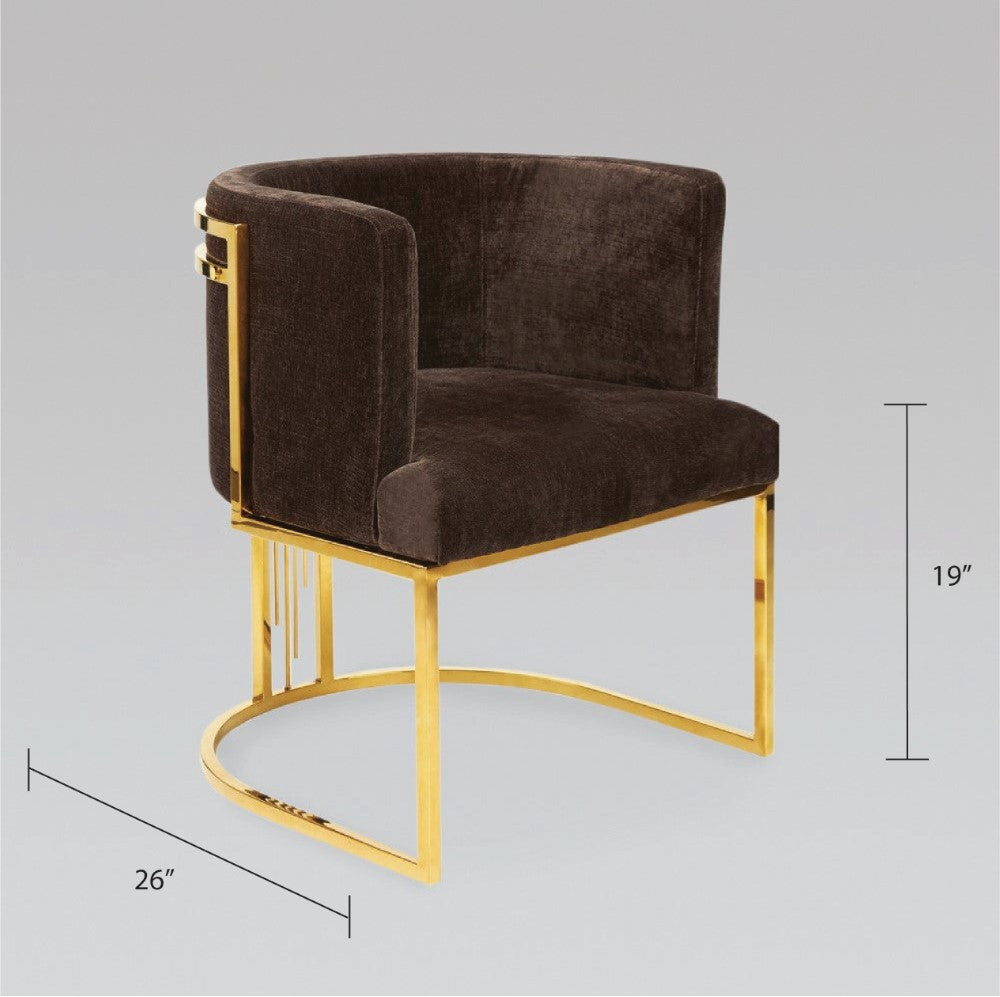 Elliot Accent Chair - Gold - Ella and Ross Furniture