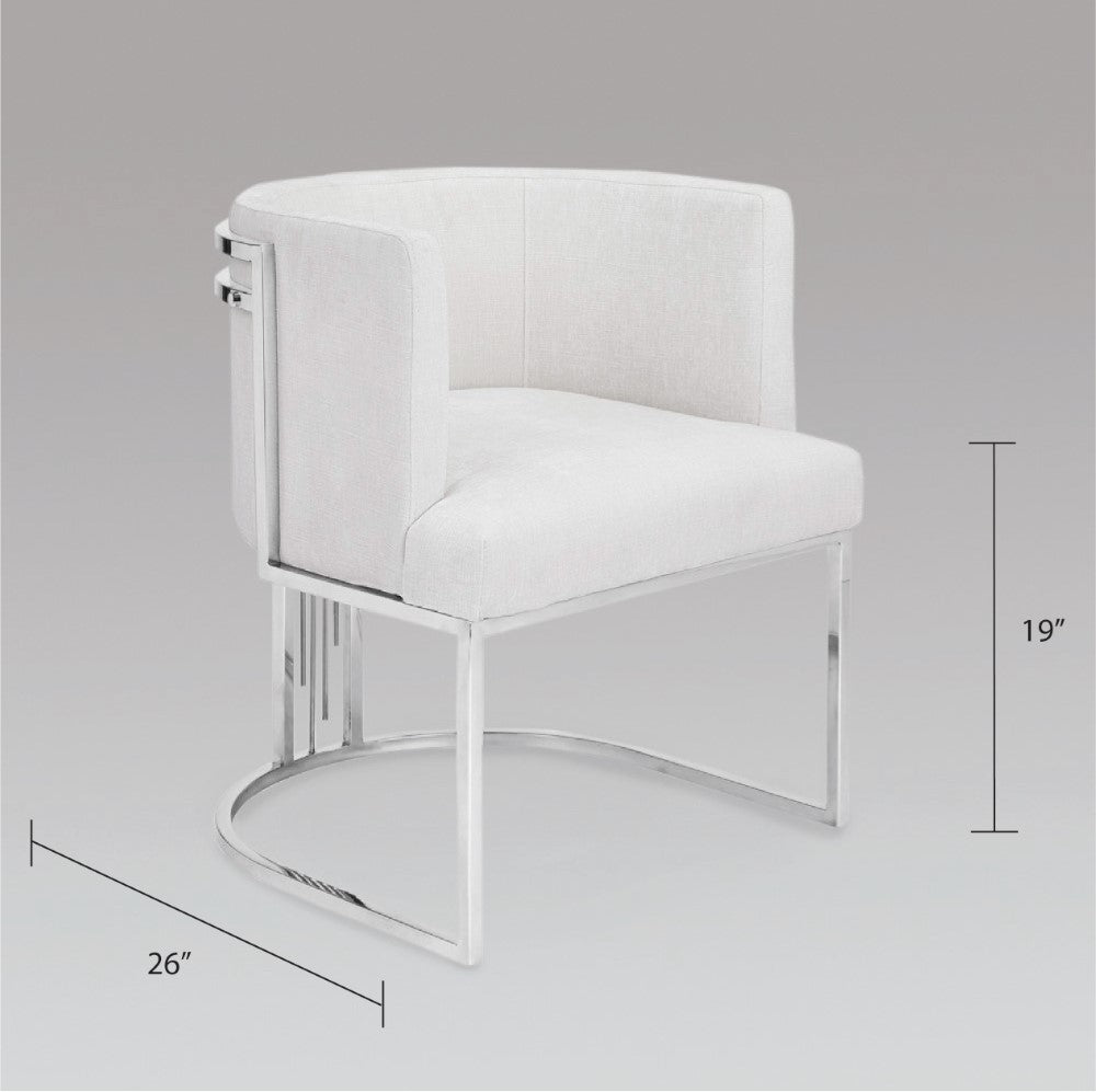 Elliot Accent Chair - Silver - Ella and Ross Furniture