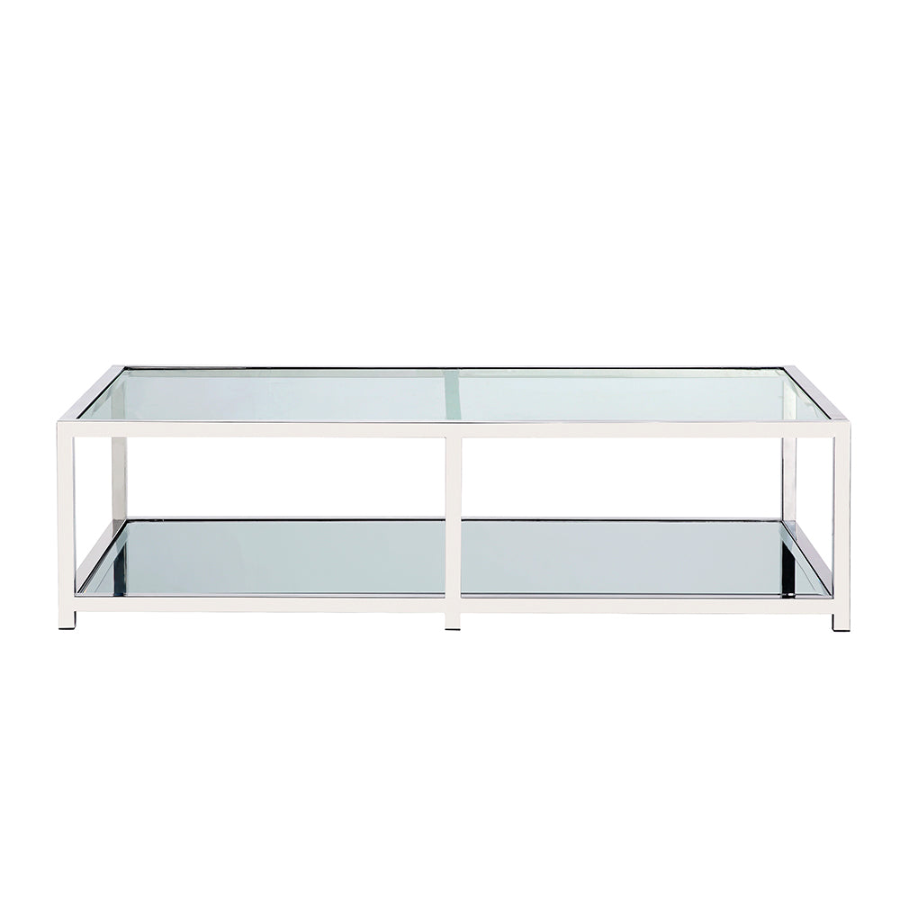 Fabian Silver Coffee Table - Rectangular - Ella and Ross Furniture