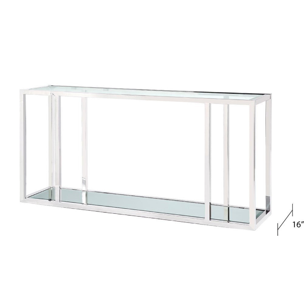 Fabian Silver Console Table - Ella and Ross Furniture