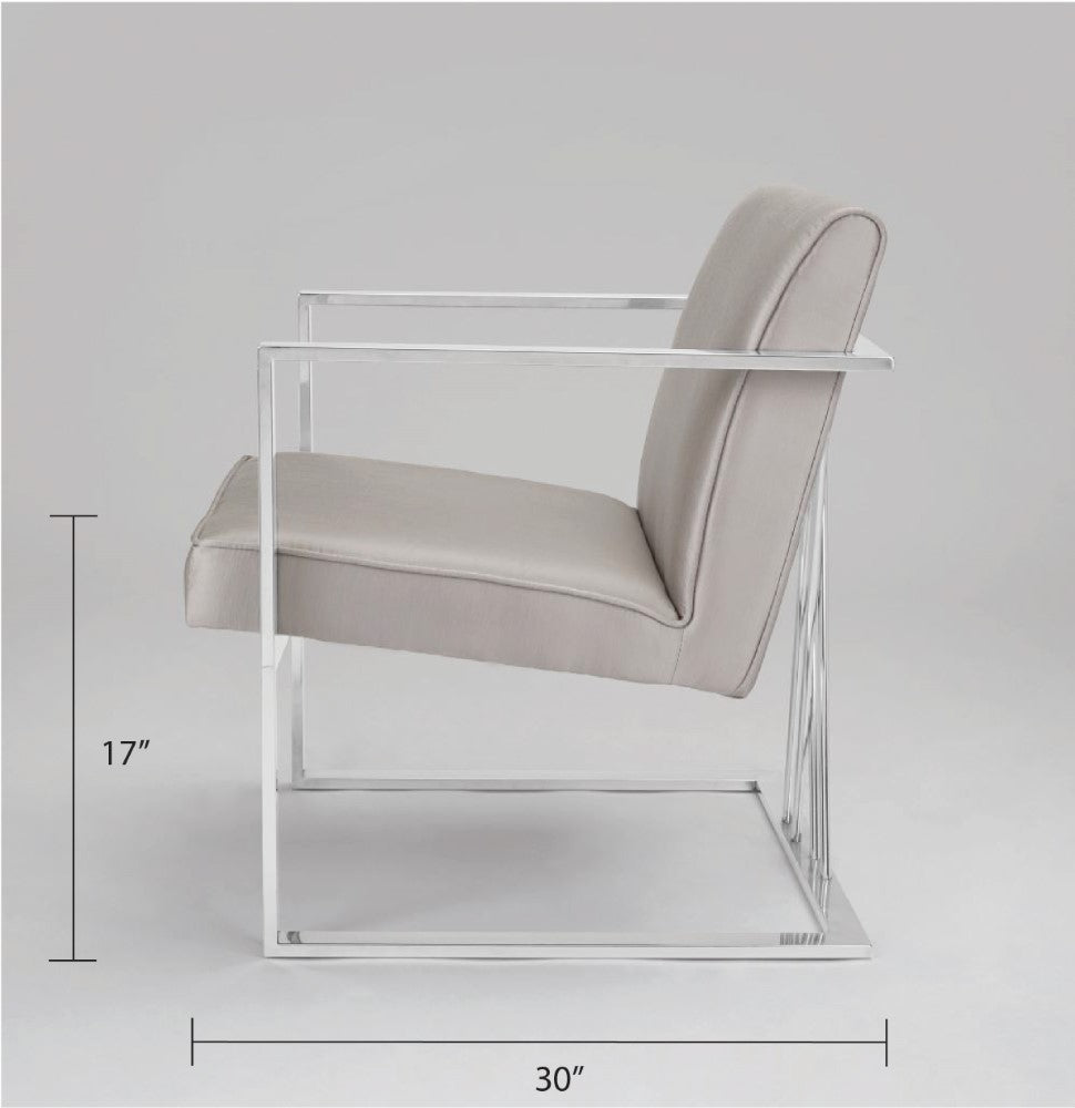 Fenton Accent Chair Grey - Ella and Ross Furniture