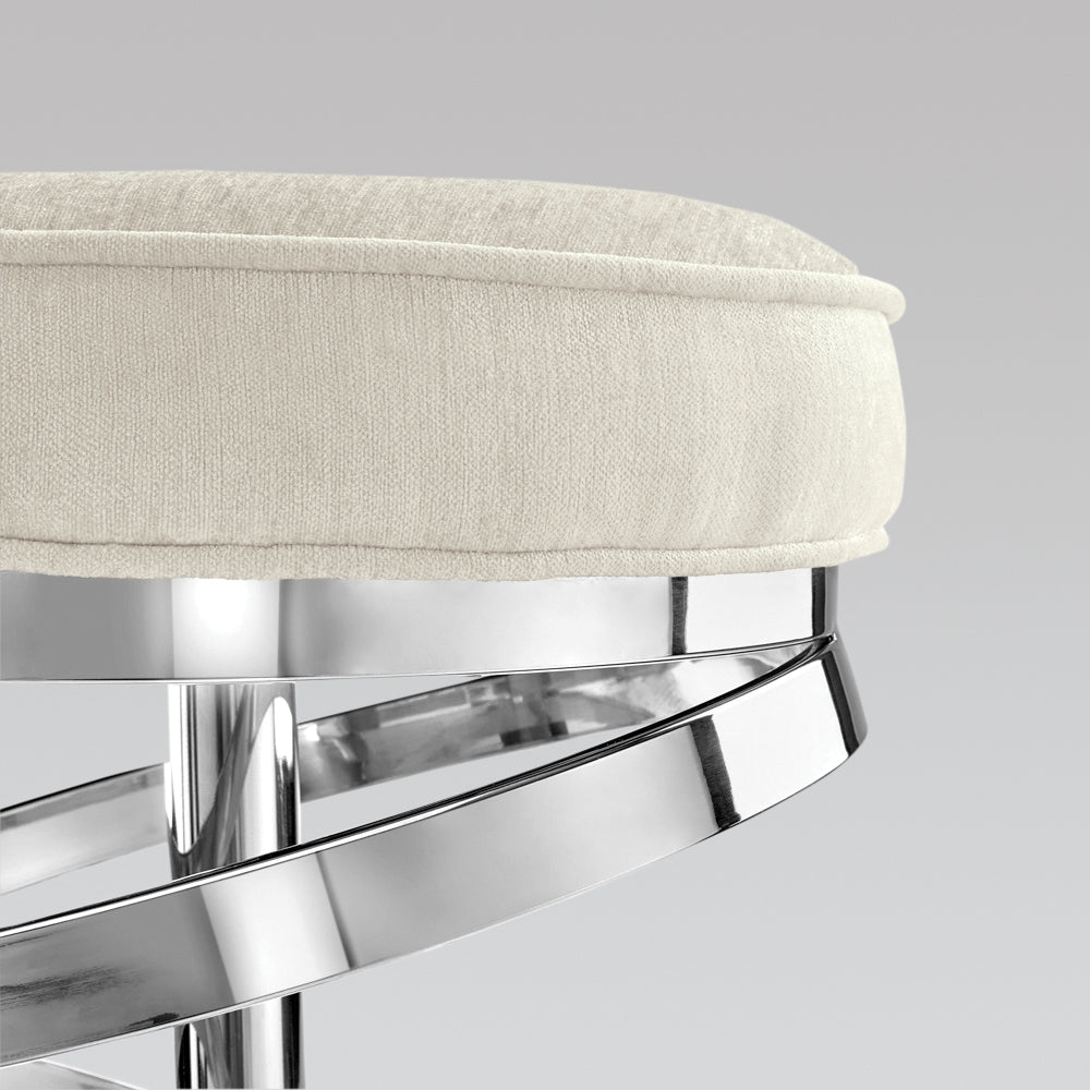 Sterling Silver Counter Stool - Ella and Ross Furniture