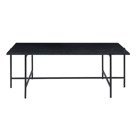 Tilly Marble Coffee Table - Black Metal - Ella and Ross Furniture