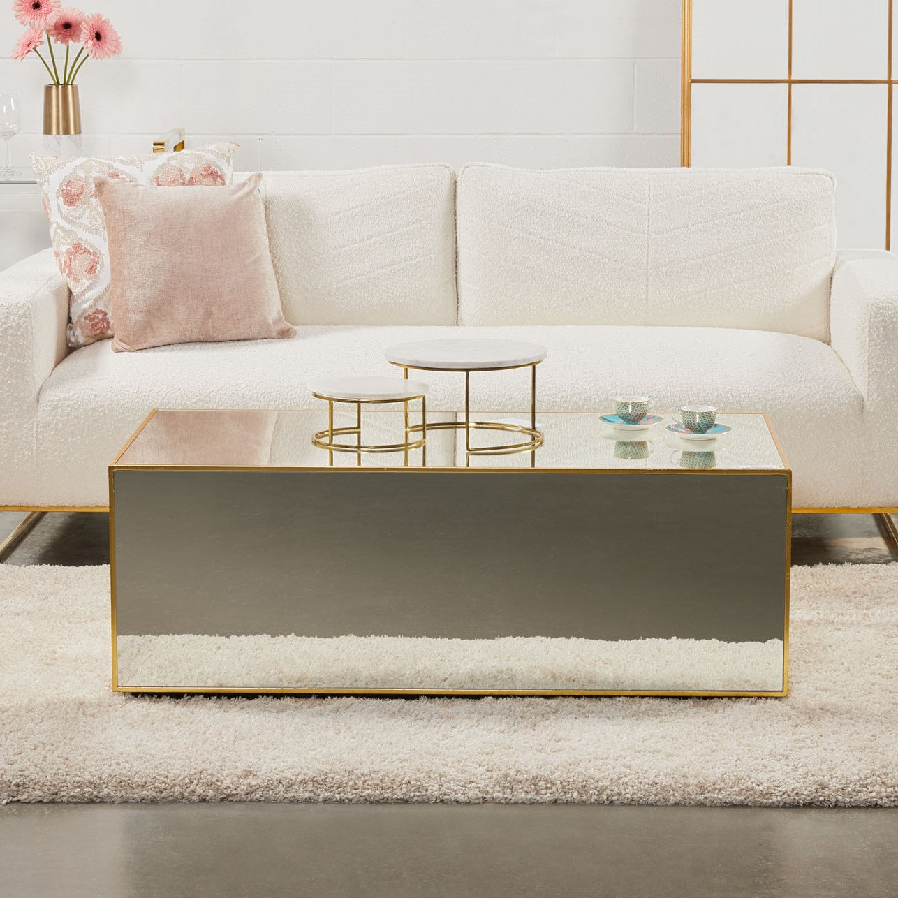Infinity Mirror Coffee Table - Ella and Ross Furniture