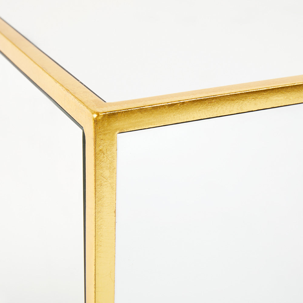 Infinity Mirror Cube End Table - Ella and Ross Furniture