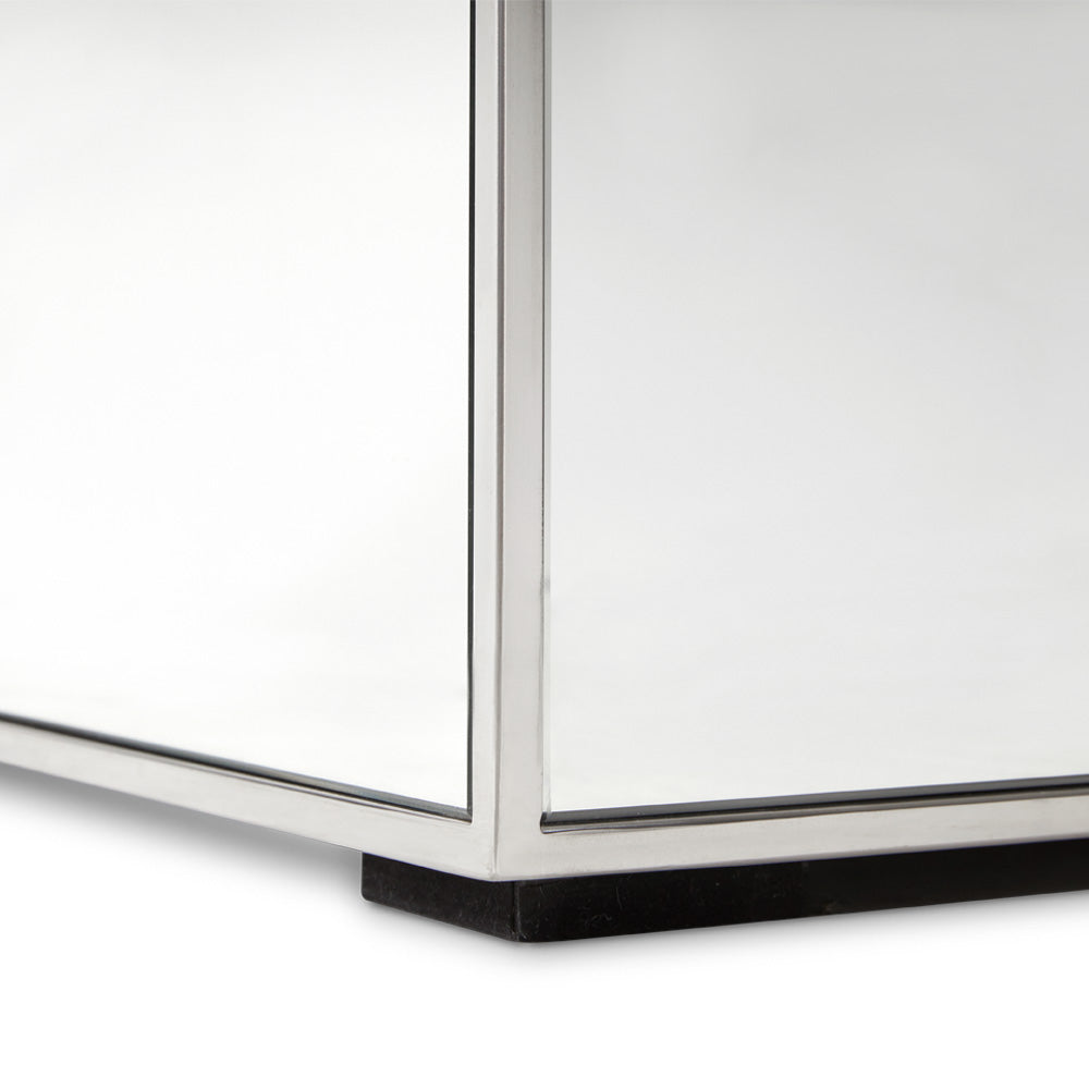 Infinity Mirror Cube End Table - Ella and Ross Furniture