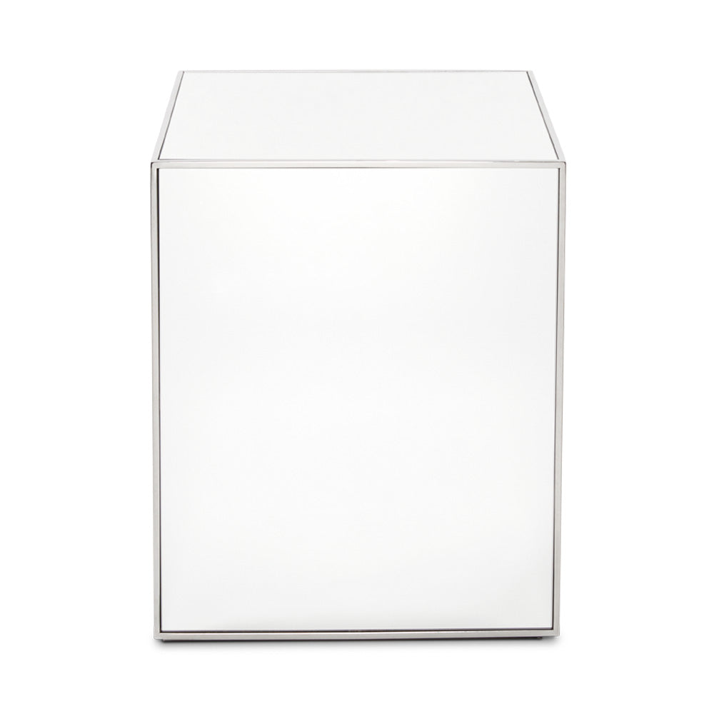 Infinity Mirror Cube End Table - Ella and Ross Furniture