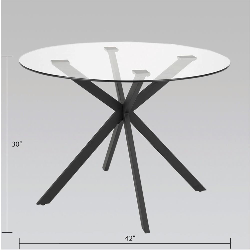 Ivanna Black Dining Table - Ella and Ross Furniture