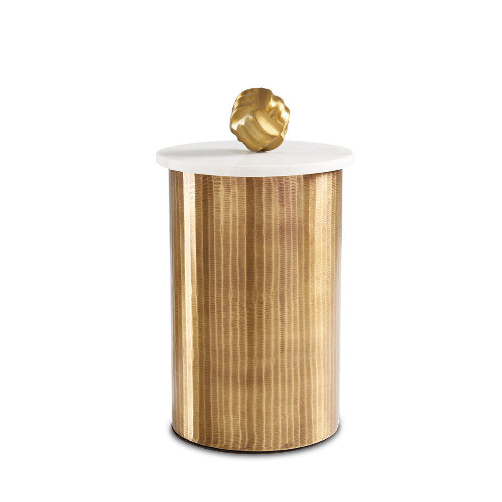 Kiara Antique Brass Canisters - Set of 3 - Ella and Ross Furniture