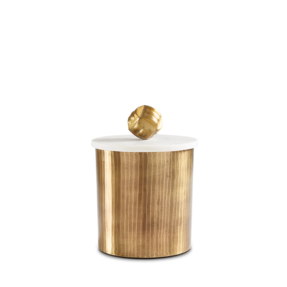 Kiara Antique Brass Canisters - Set of 3 - Ella and Ross Furniture