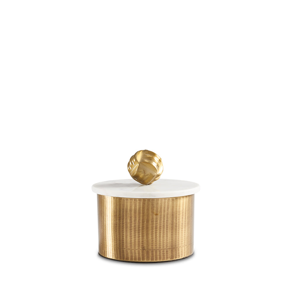 Kiara Antique Brass Canisters - Set of 3 - Ella and Ross Furniture