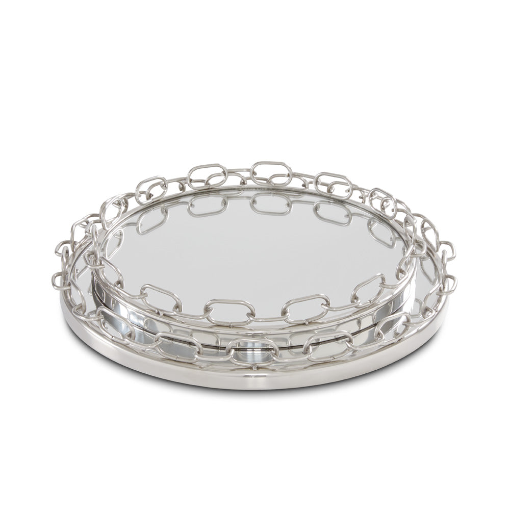 Lilou Chain Link Tray - 19" - Ella and Ross Furniture