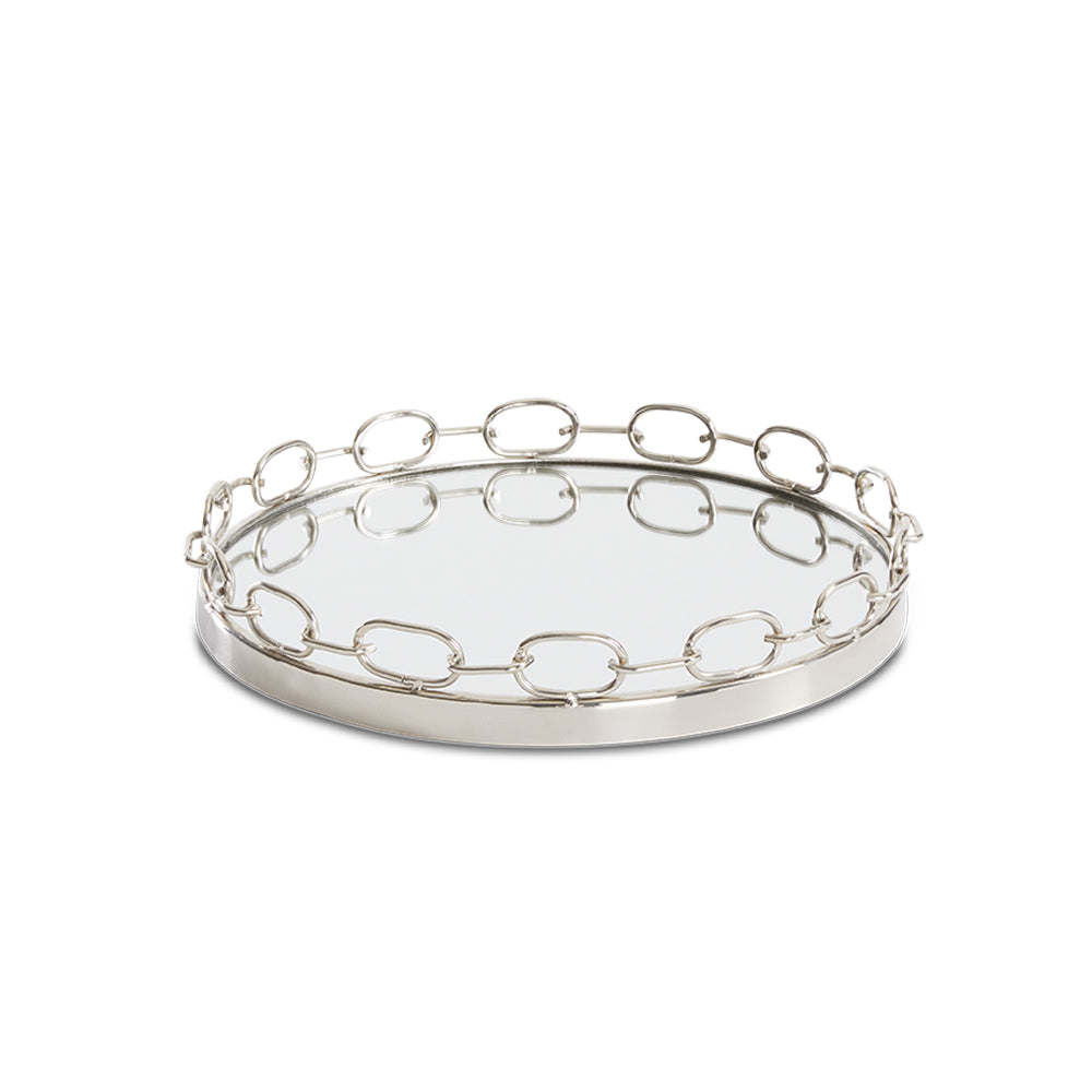 Lilou Chain Link Tray - 16" - Ella and Ross Furniture